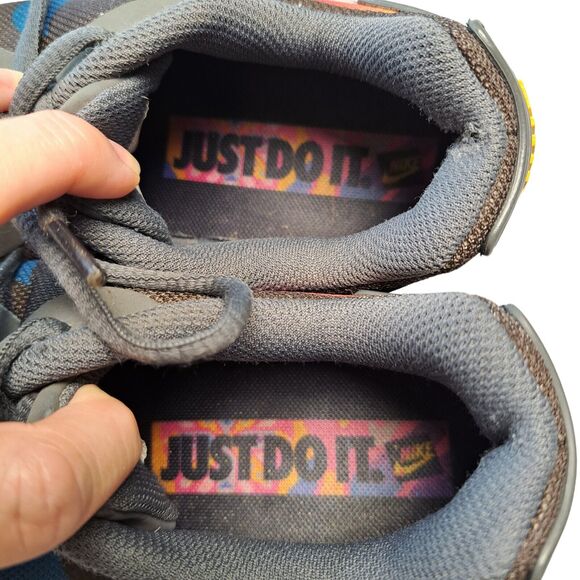 NIKE AIR MAX OKETO ATHLETIC SHOES WOMENS SIZE 6.5 DARK GRAY RAINBOW SWISH SCHOOL - Picture 9 of 11